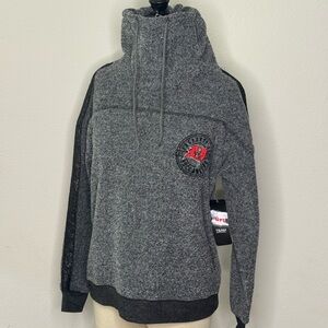 NFL Buccaneers hood less Hoodie Women’s size Small PTP 20”